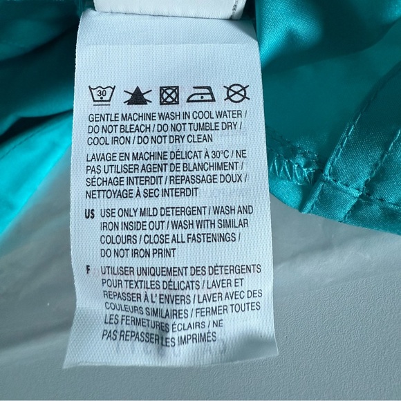 Puma Aqua Blue Windbreaker Jacket - Picture 13 of 16